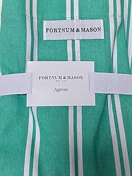 ✨新品未使用✨F&M フォートナム&メイソン　エプロン&帽子 Fortnum & Mason】UK発 王室御用達 上品 ストライプ エプロン
